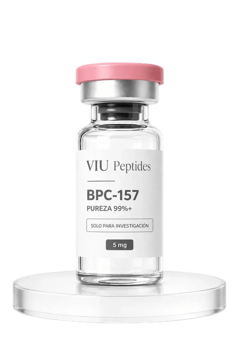 Vial ViuPeptides BPC-157 5 mg para investigación, México