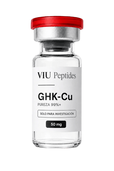 Vial ViuPeptides GHK-Cu 50 mg para investigación, México