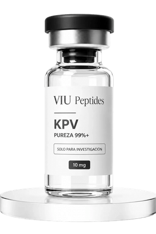 Vial ViuPeptides KPV 10 mg para investigación científica en México
