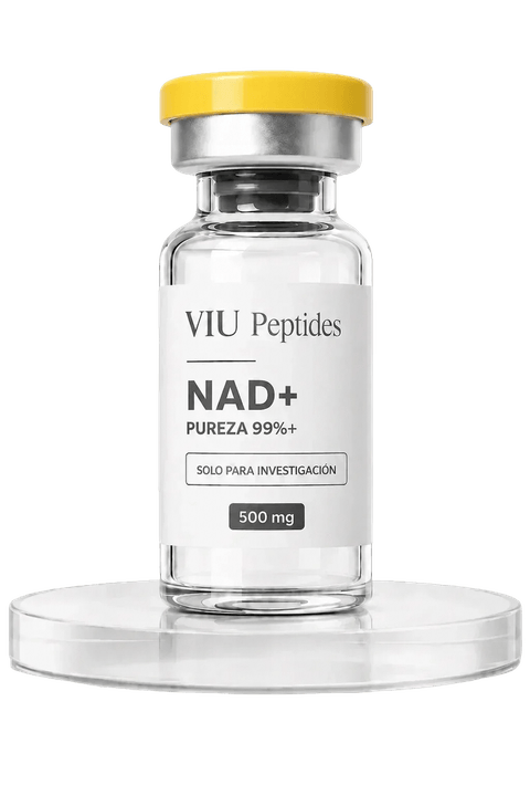Vial ViuPeptides NAD+ 500 mg para investigación, México