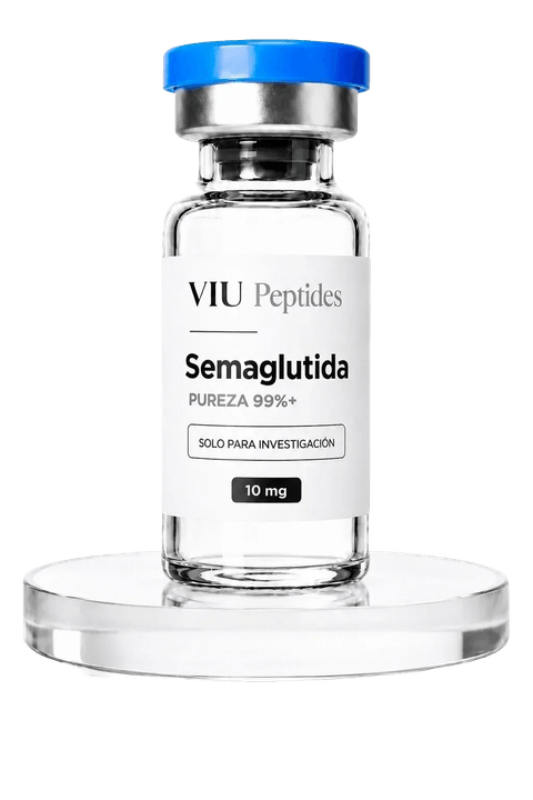 Vial ViuPeptides Semaglutida 10 mg para investigación, México