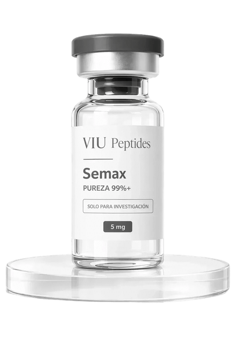 Vial ViuPeptides Semax 5 mg para investigación, México
