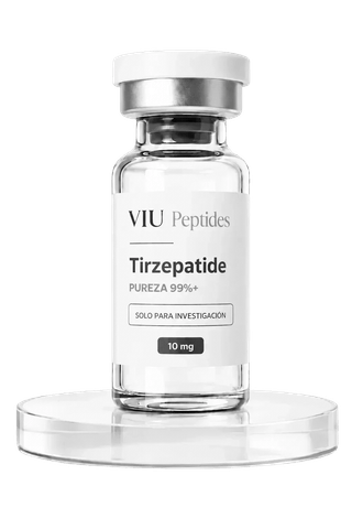 Vial ViuPeptides Tirzepatida 10 mg para investigación, México